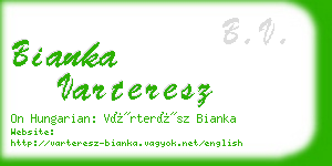 bianka varteresz business card